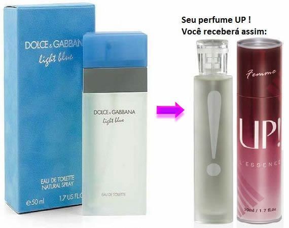 Perfume Feminino 50ml UP! 14 Dolce & Gabbana Light Blue
